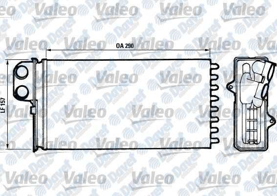 VALEO 812037 Kalorifer Radyatoru Citroen Xm 89-94  P605  ####